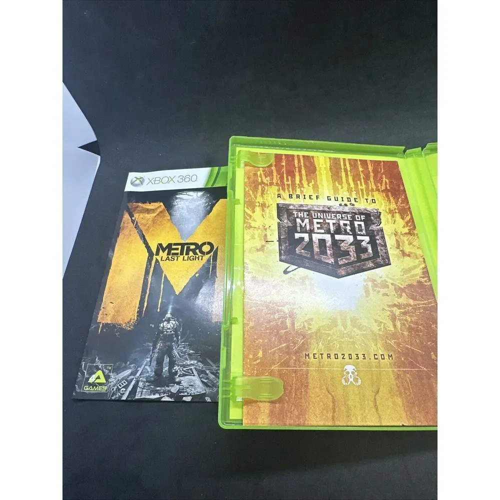 Metro: Last Light‎ (Xbox 360, 2013) Complete Tested Working